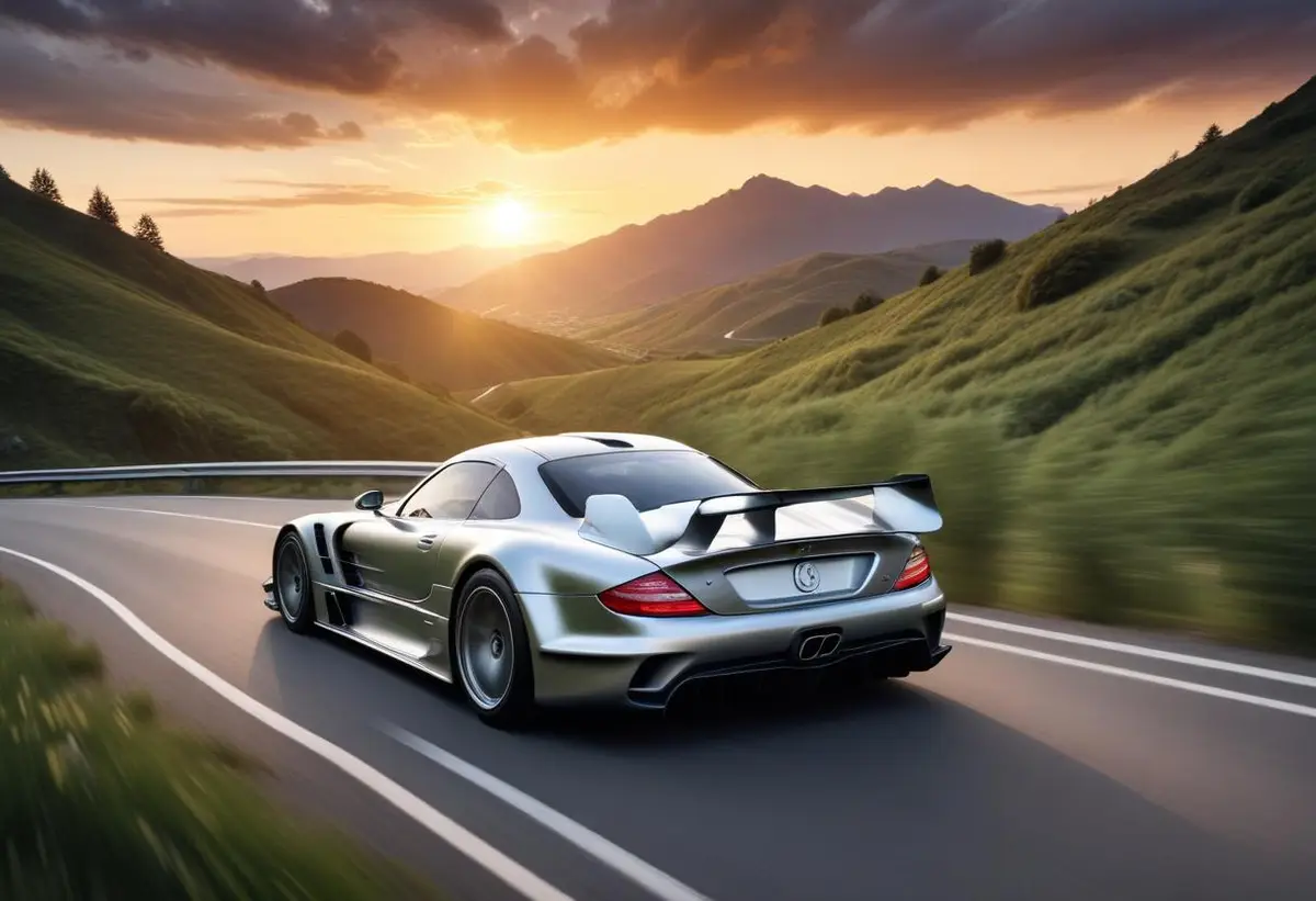 Drömmen om CLK GTR illustration