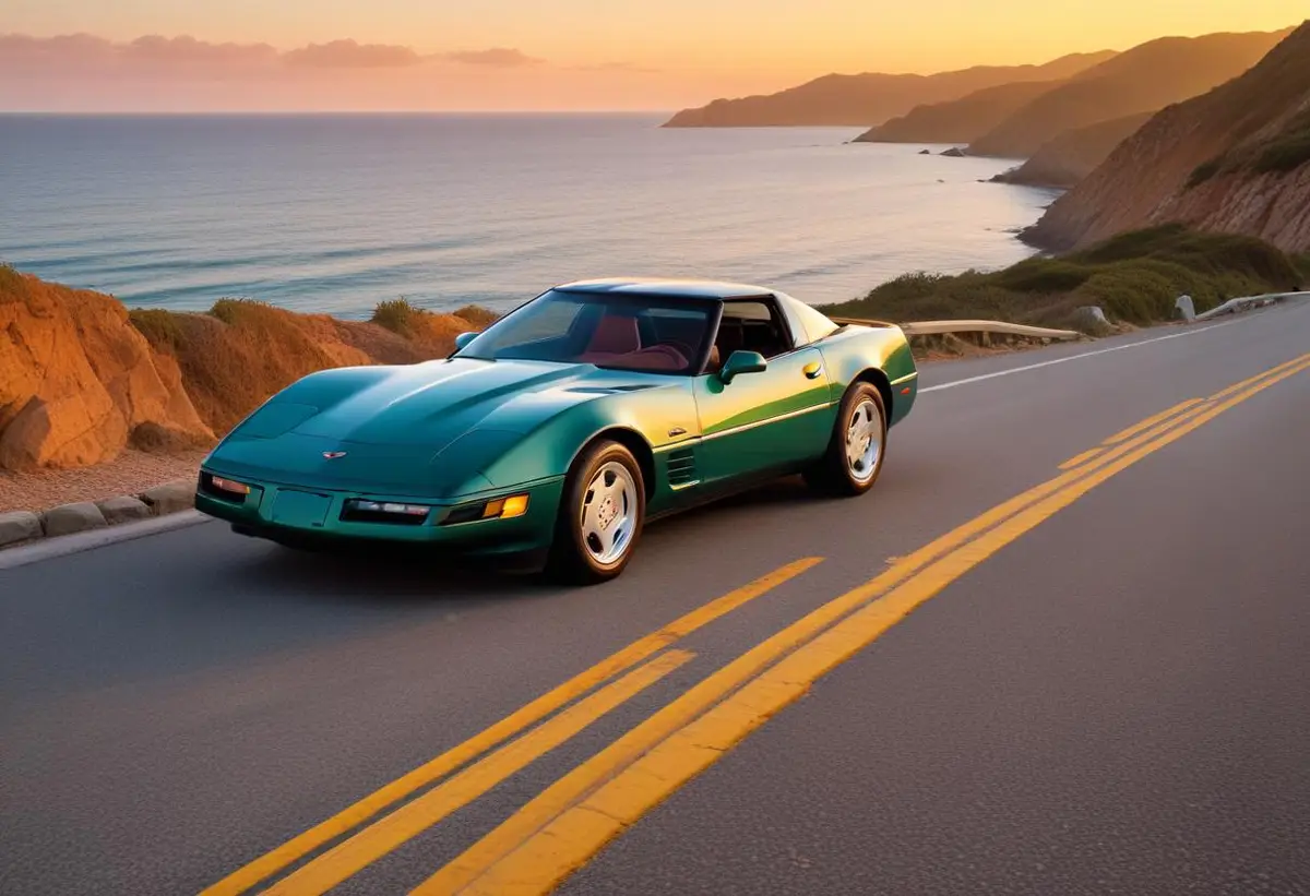 Unik Corvette C4 till salu – perfektion på fyra hjul! illustration