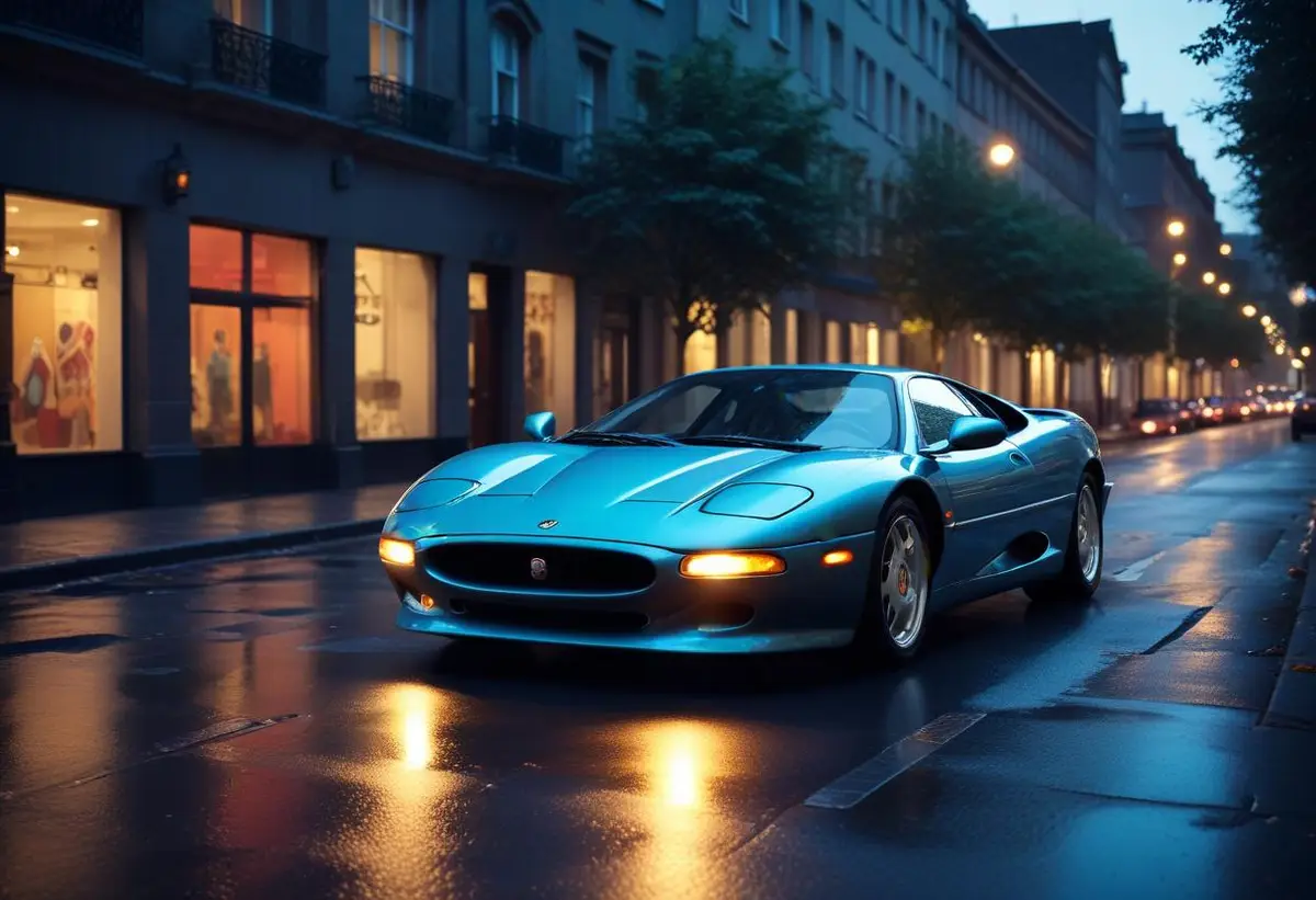 Fascinerande fakta om Jaguar XJ220 illustration