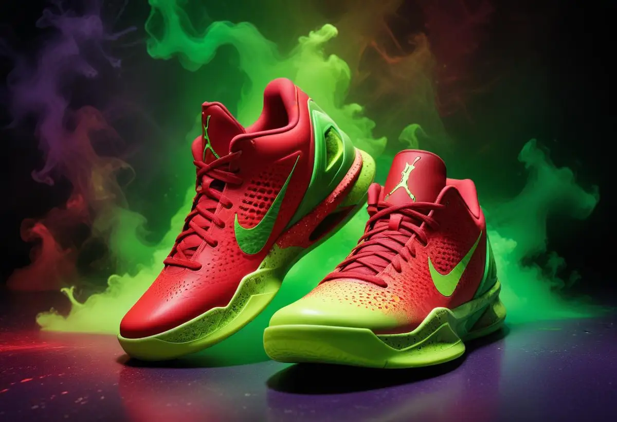 Kobe 6 Reverse Grinch illustration