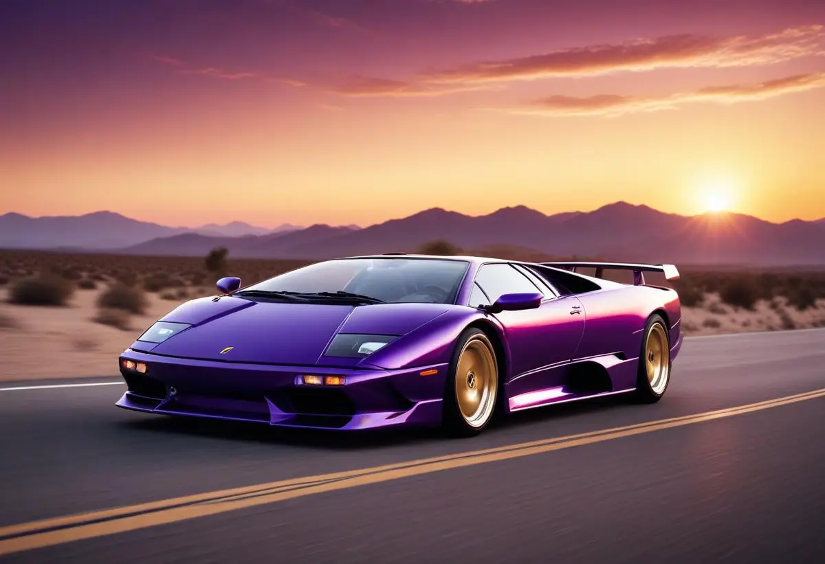 Lamborghini Diablo SE30 illustration