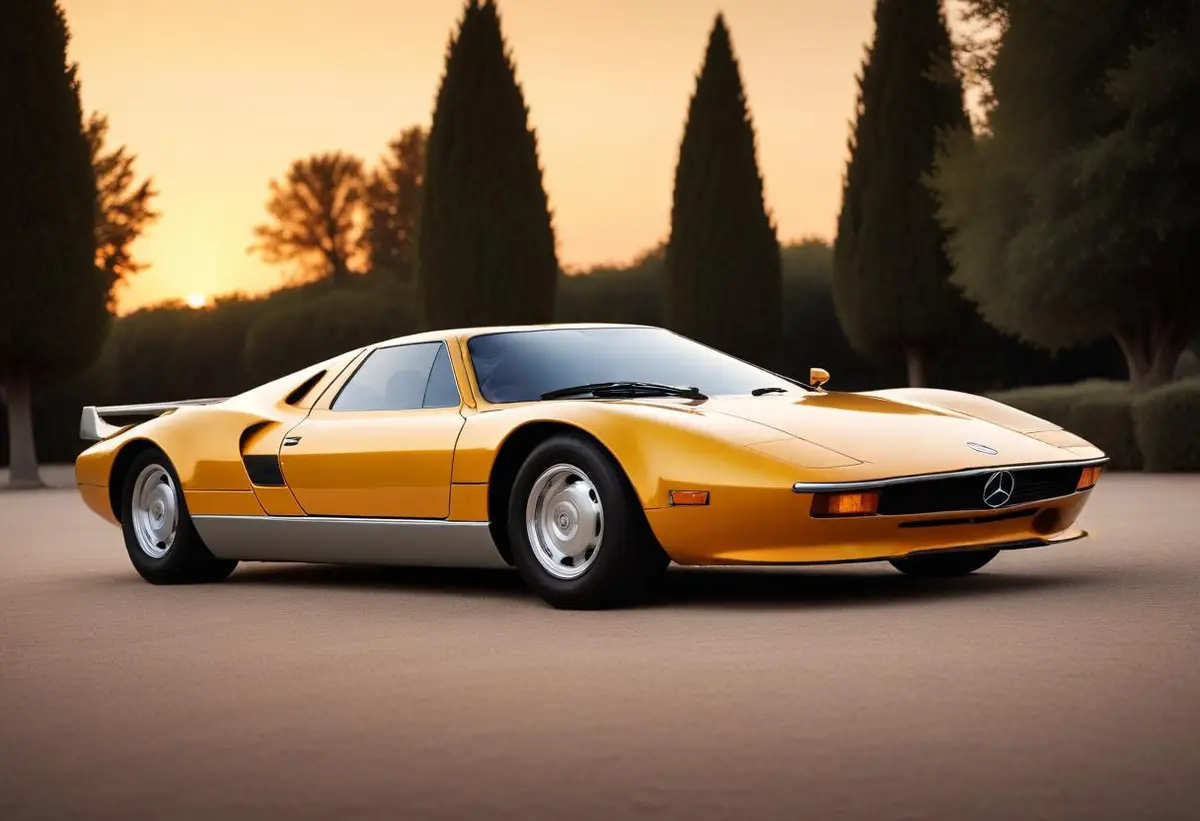 Därför är Mercedes C111 en bil att drömma om illustration