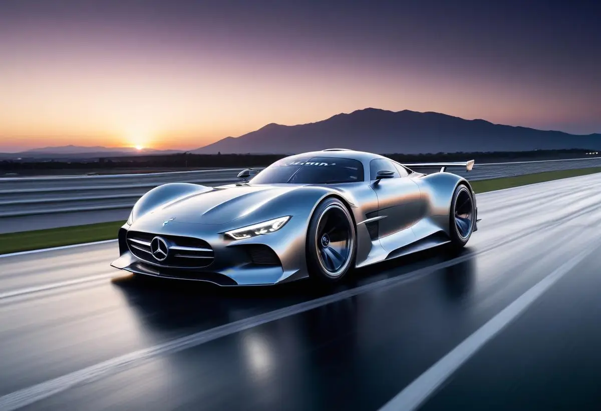 Mercedes CLR illustration