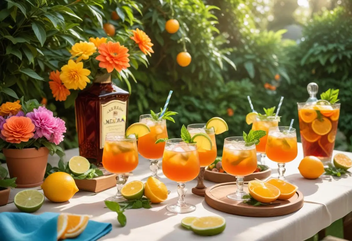 Upptäck läckra drinkar med Metaxa för en festlig sommarkväll! illustration