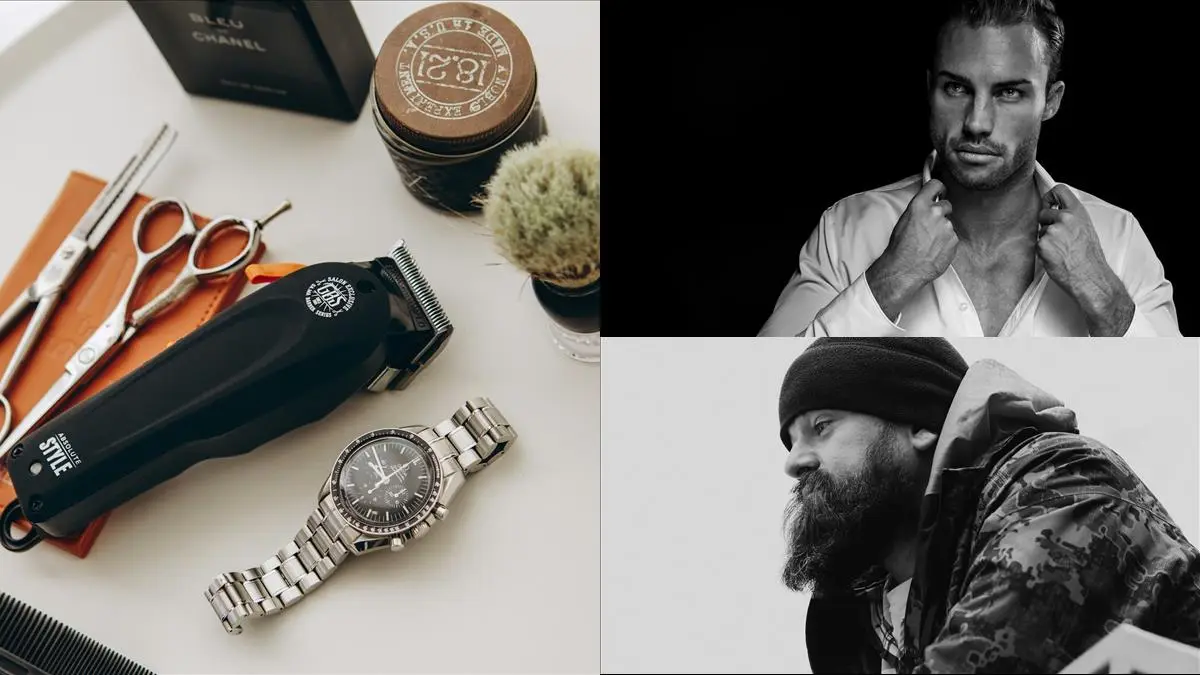 Smarta groomingtips för män med långa arbetsdagar illustration
