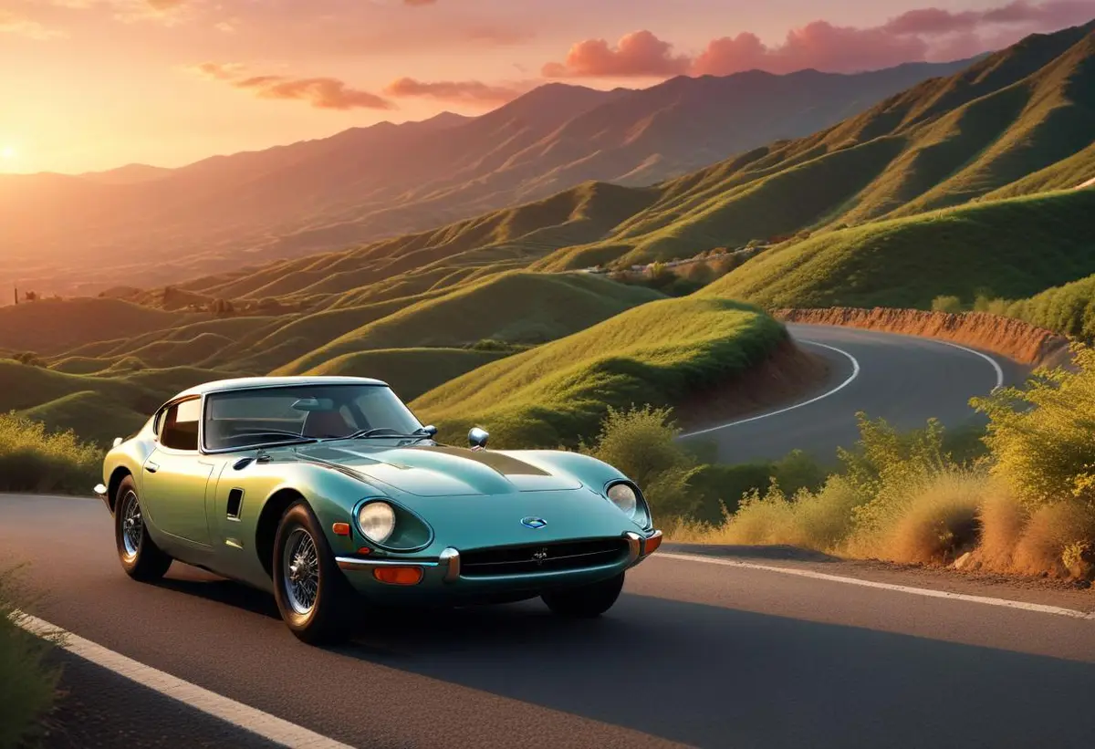 Toyota 2000GT illustration