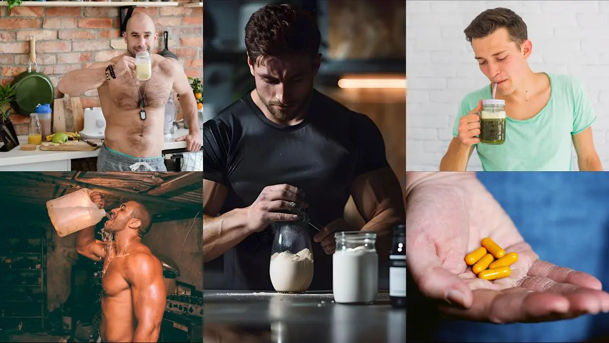 Upptäck fördelarna med proteinpulver för män illustration