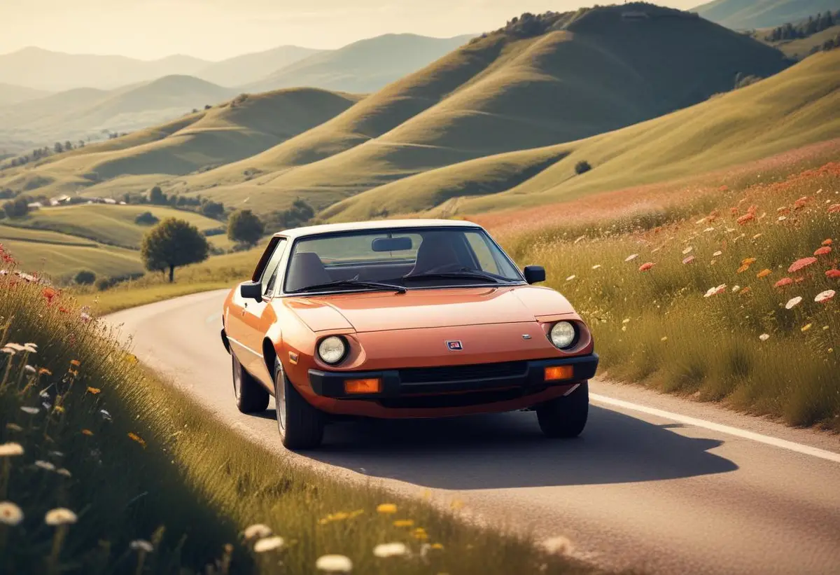 Fiat X1/9 illustration